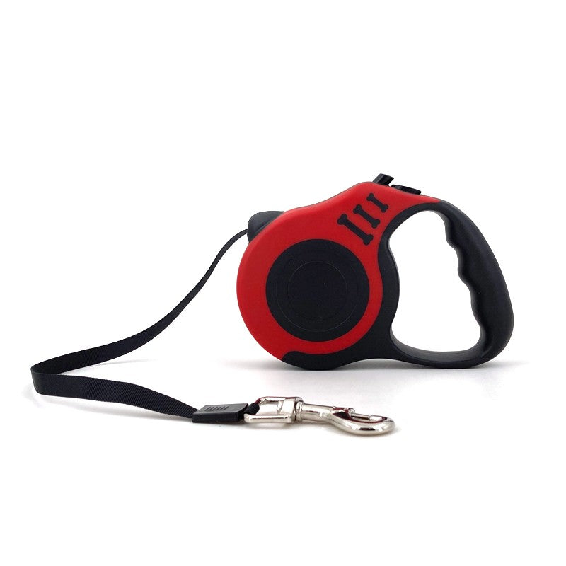 Trela retrátil para cães, 3m/5m, automática, flexível, cachorro, gato, corda de