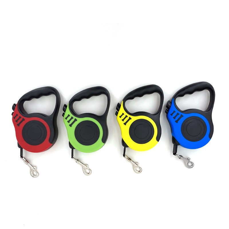 Trela retrátil para cães, 3m/5m, automática, flexível, cachorro, gato, corda de
