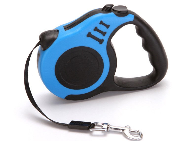 Trela retrátil para cães, 3m/5m, automática, flexível, cachorro, gato, corda de