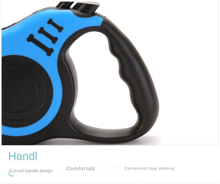 Trela retrátil para cães, 3m/5m, automática, flexível, cachorro, gato, corda de