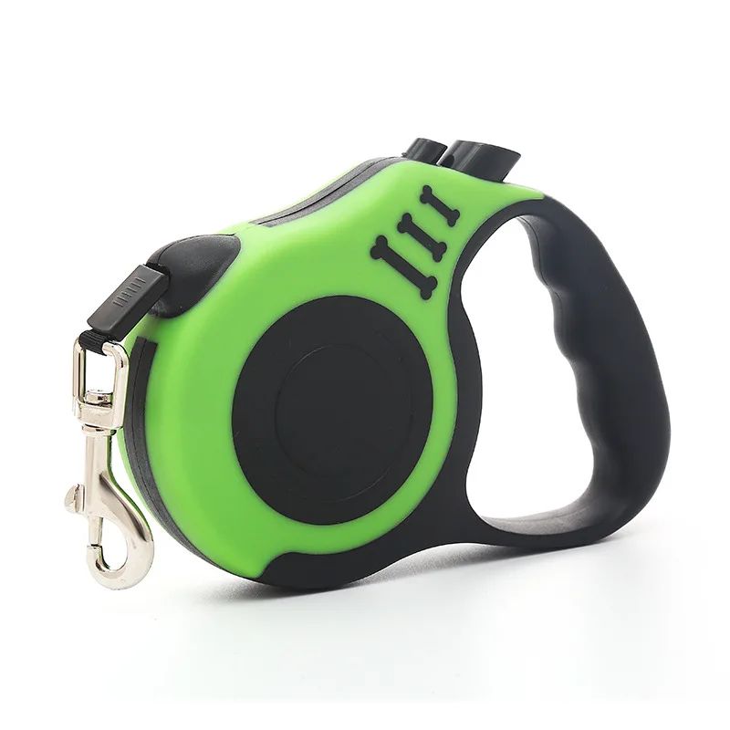 Trela retrátil para cães, 3m/5m, automática, flexível, cachorro, gato, corda de
