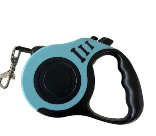Trela retrátil para cães, 3m/5m, automática, flexível, cachorro, gato, corda de
