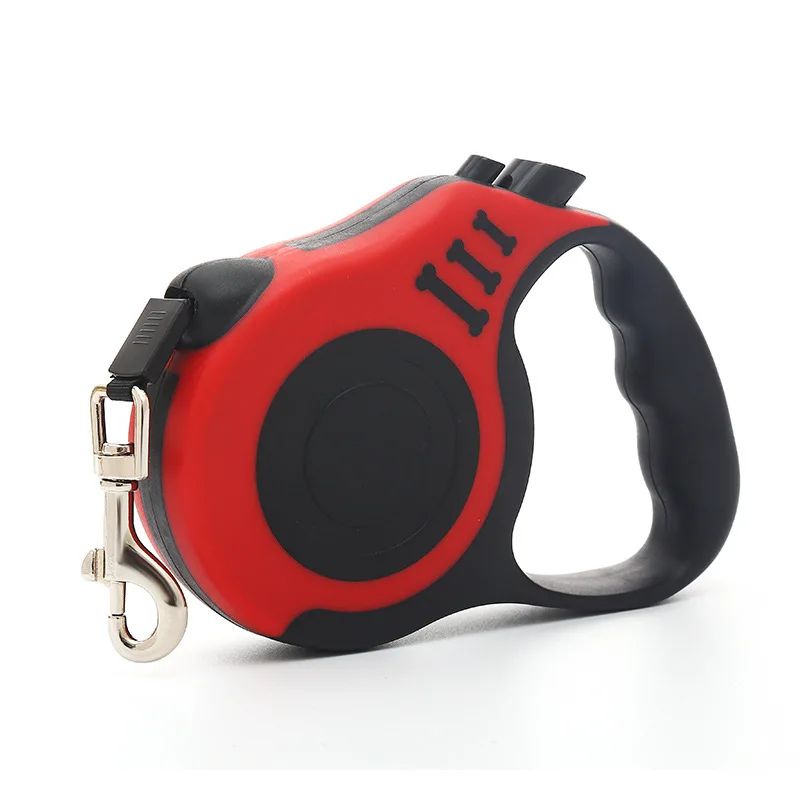 Trela retrátil para cães, 3m/5m, automática, flexível, cachorro, gato, corda de