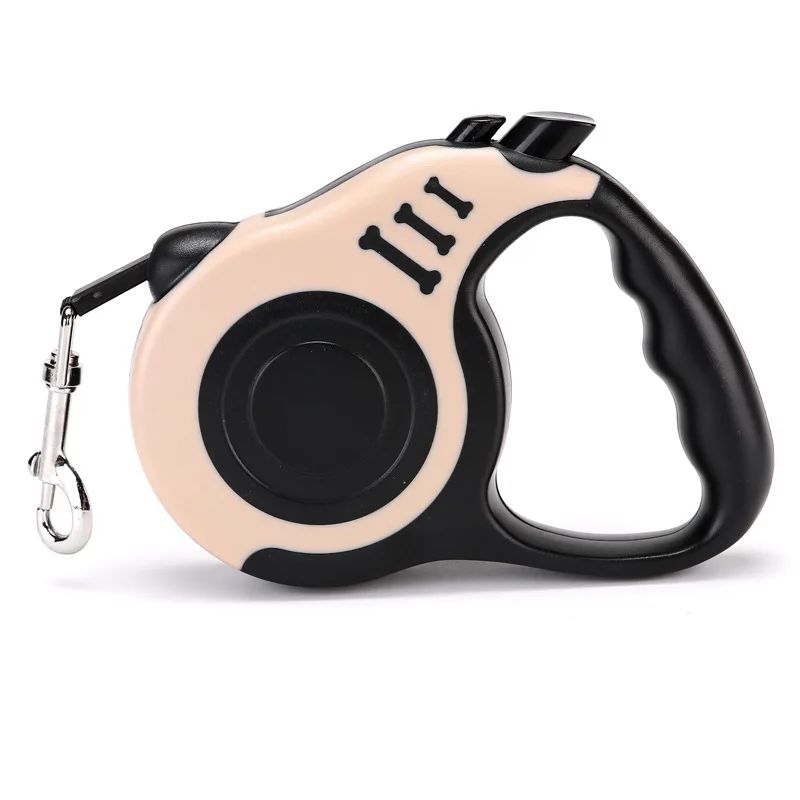 Trela retrátil para cães, 3m/5m, automática, flexível, cachorro, gato, corda de