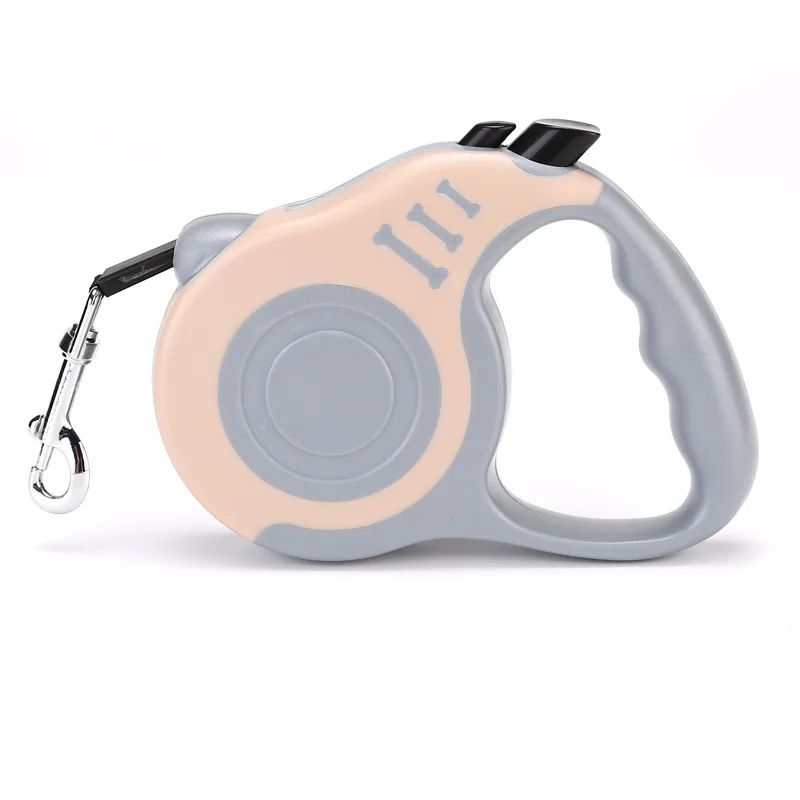 Trela retrátil para cães, 3m/5m, automática, flexível, cachorro, gato, corda de