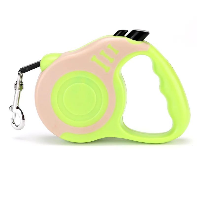 Trela retrátil para cães, 3m/5m, automática, flexível, cachorro, gato, corda de