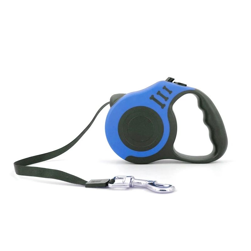 Trela retrátil para cães, 3m/5m, automática, flexível, cachorro, gato, corda de