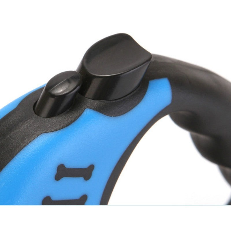 Trela retrátil para cães, 3m/5m, automática, flexível, cachorro, gato, corda de